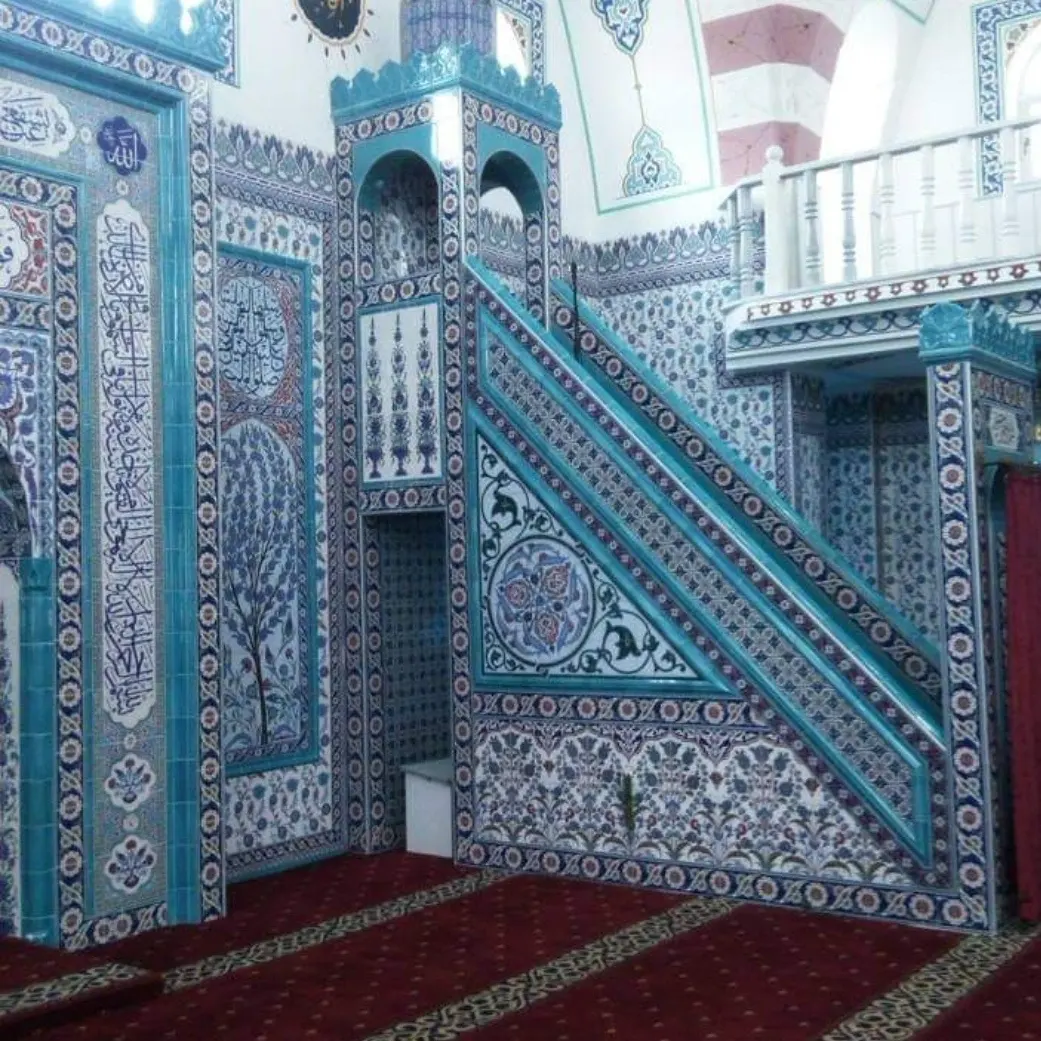 Şanlıurfa Cami Çini İşleri, Mihrap Minber Kürsü, Kütahya Çini , Cami Çinileri, Çini Seramik, yer karoları,