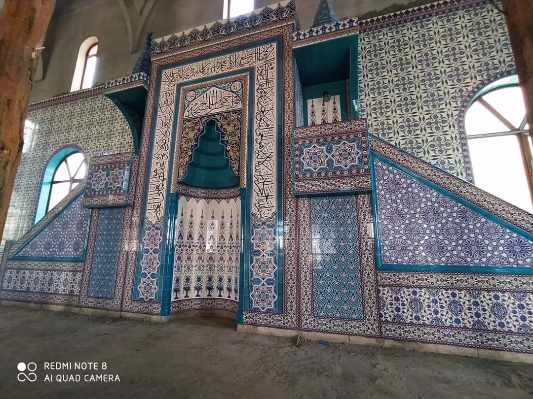 Düzce Cami Çini İşleri, Mihrap Minber Kürsü, Kütahya Çini , Cami Çinileri, Çini Seramik