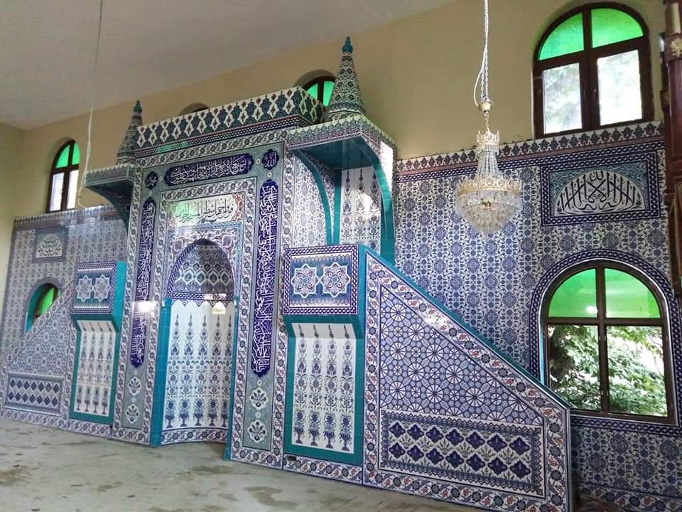 Bursa Cami Çini İşleri, Mihrap Minber Kürsü, Kütahya Çini , Cami Çinileri, Çini Seramik