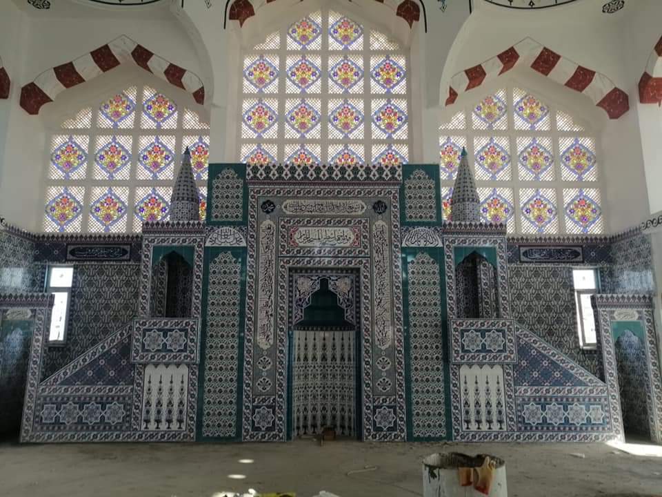 Sakarya Cami Çini İşleri, Mihrap Minber Kürsü, Kütahya Çini , Cami Çinileri, Çini Seramik, yer karoları,