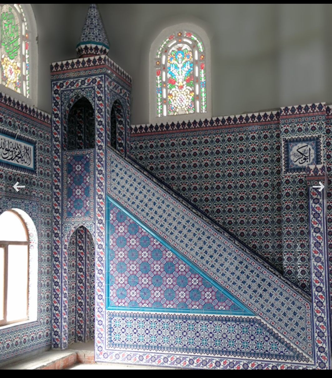 Niğde Cami Çini İşleri, Mihrap Minber Kürsü, Kütahya Çini , Cami Çinileri, Çini Seramik,