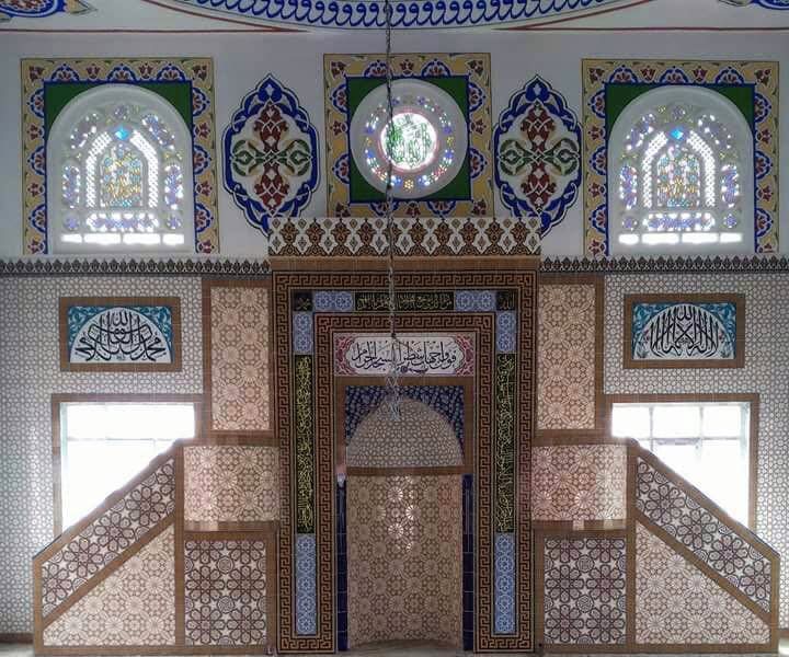 İzmir Cami Çini İşleri, Mihrap Minber Kürsü, Kütahya Çini , Cami Çinileri, Çini Seramik