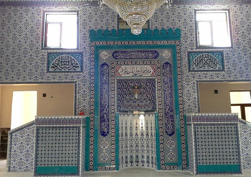 Elazığ Cami Çini İşleri, Mihrap Minber Kürsü, Kütahya Çini , Cami Çinileri, Çini Seramik