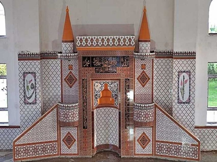 Çanakkale Cami Çini İşleri, Mihrap Minber Kürsü, Kütahya Çini , Cami Çinileri, Çini Seramik