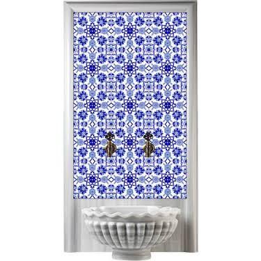 Hamam Çinileri - 0042, Lider Çini, 60x120  Hamam Çini Pano Modelli, Hamam Sauna Çinisi, Hamam Tasarımları, Hamam Çinileri