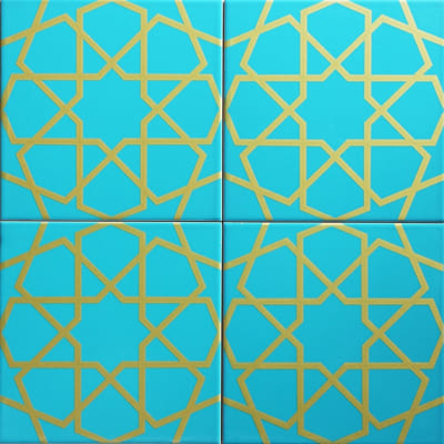 20x20 Çini Karolar-01, Lider Çini, Selçuklu Yıldızı 20x20 Çini Seramik, Çini Karo Seramik, Decor Tiles 