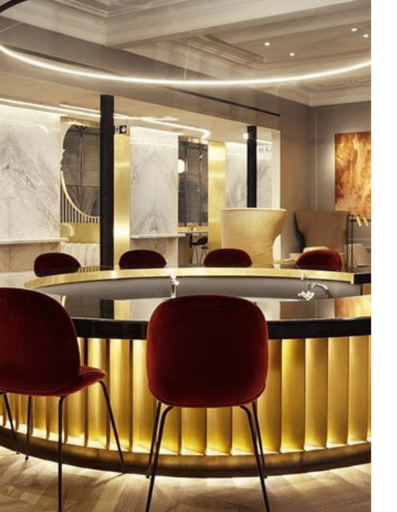 Otel Bar Seramikleri-0059, Lider Çini, Tarçın Bar Banko Önü Seramik Kaplama, Banko Seramik Modeli