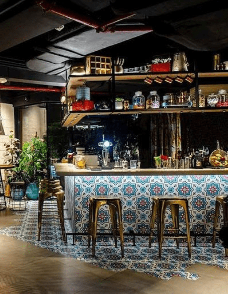 Otel Bar Seramikleri-0063, Lider Çini, 20x20 Çini Karo Bar Seramik Tasarımı, Bar Seramik Karo Tasarım